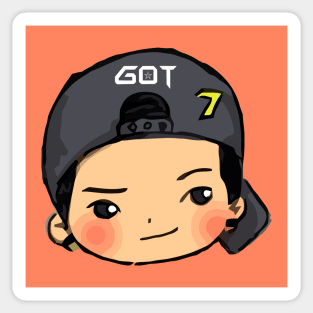 got7 hat  personel boyband Sticker